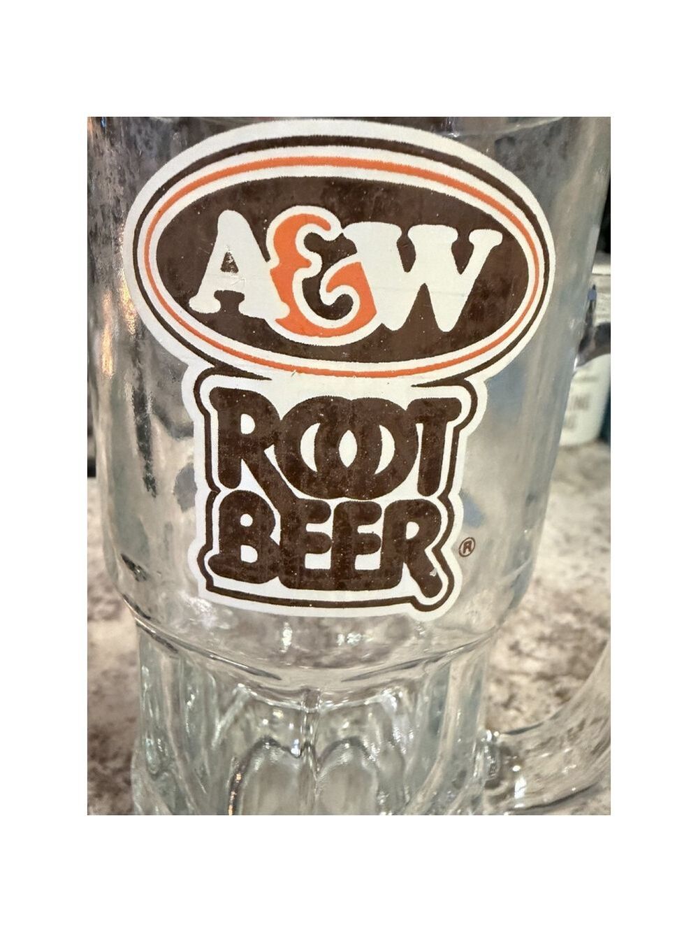 Rare Vintage 1980s Large A&W Heavyweight Mug/Stein - 20oz - Picture 6 of 8